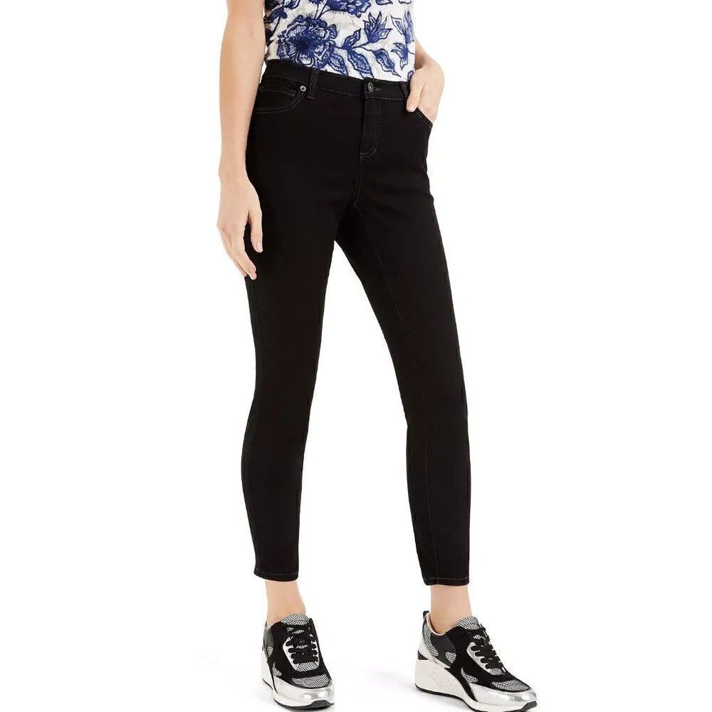 $69.50 INC International Concepts Petite Madison Curvy Skinny Ankle Jeans, OP